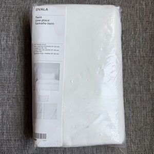Ikea Dvala White Sheet Set / Twin